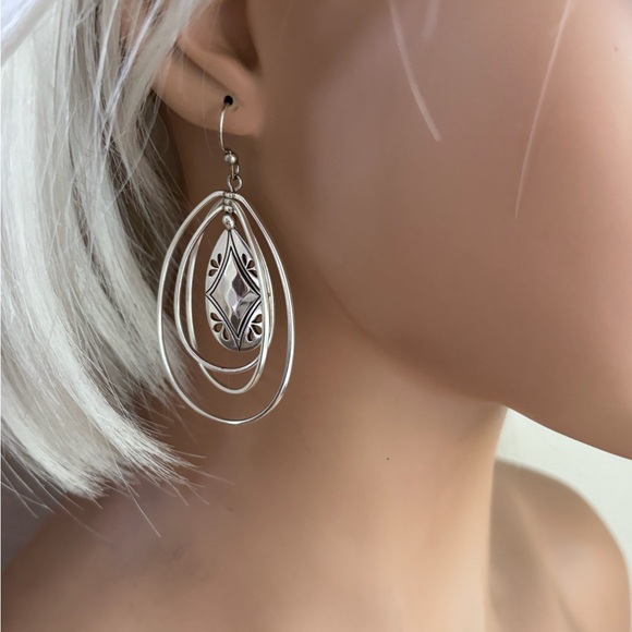 Brighton Jewelry - Brighton Disco Fever French Wire Earrings.  NWT Silver Plated Earrings